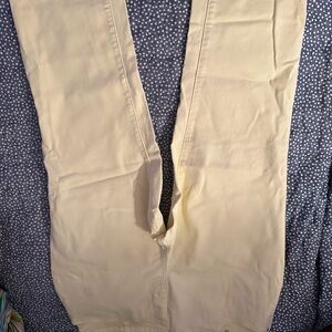 Croft & Barrow Butter Yellow Stretch Cropped Jeans